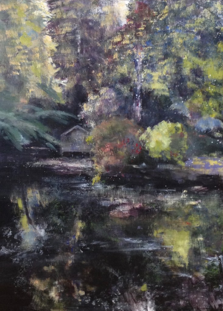 Nicholas Memorial gardens, reflections, lake, shadows, autumn colours, leaves, flowers, landscape, Australian